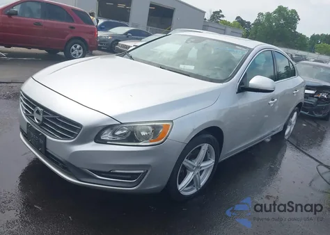 2014 Volvo S60 T5 Platinum from USA, damaged, VIN YV1612FS6E1280756